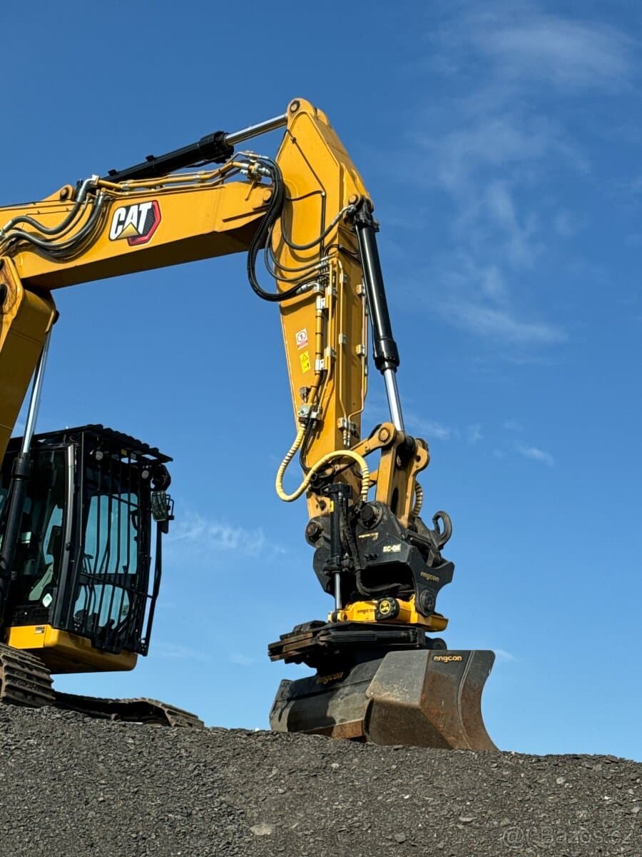 CAT 323 ENGCOM EPS kleště TOP STAV