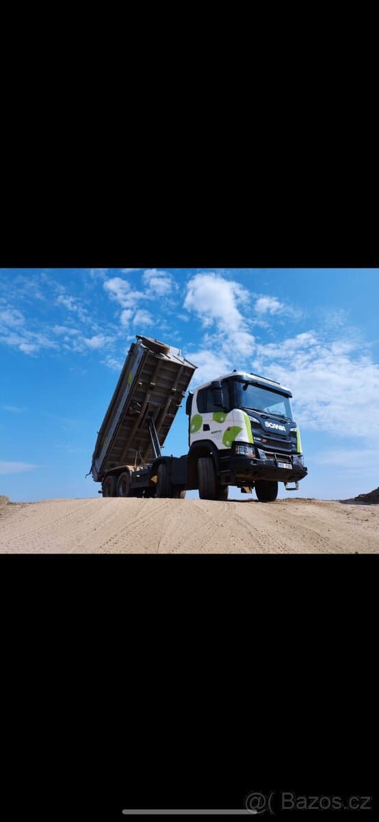 Scania XT 450 MELLER v Soupravě 2 krát Bormatic
