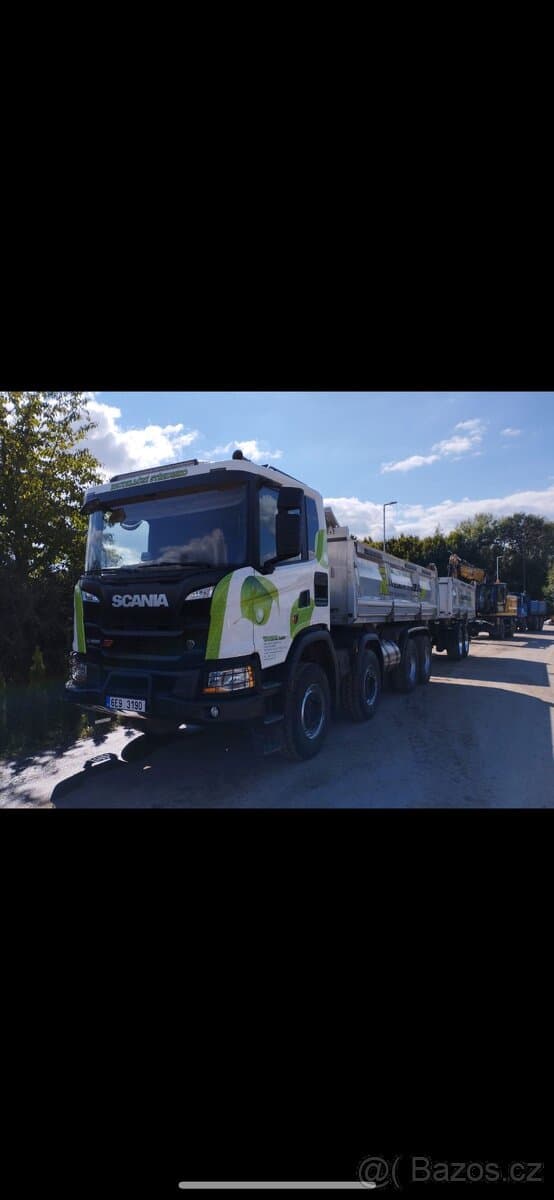 Scania XT 450 MELLER v Soupravě 2 krát Bormatic