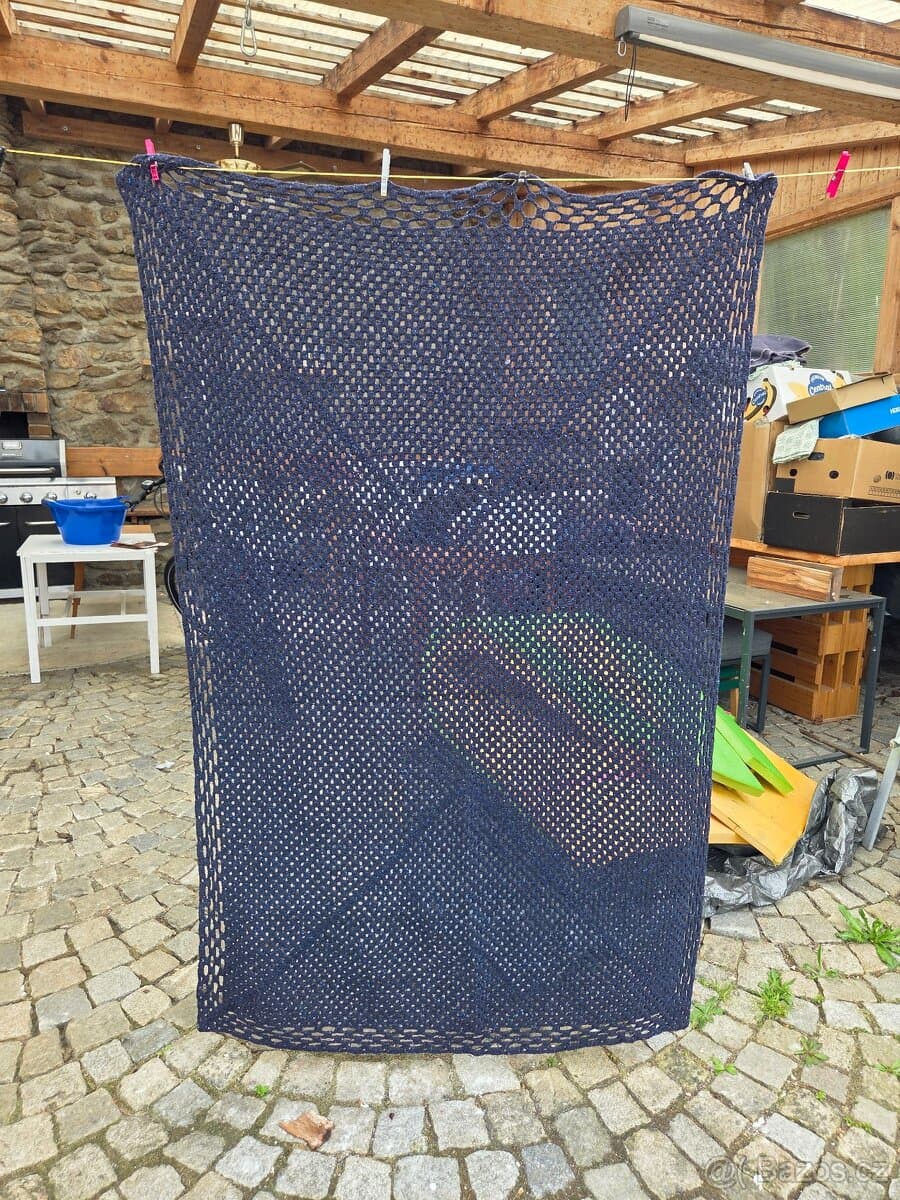 Rucne pletena dekoracni deka 180×100