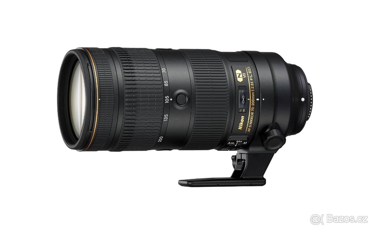 Prodám teleobjektiv Nikon AF-S Nikkor 70–200, 2,8 VR II