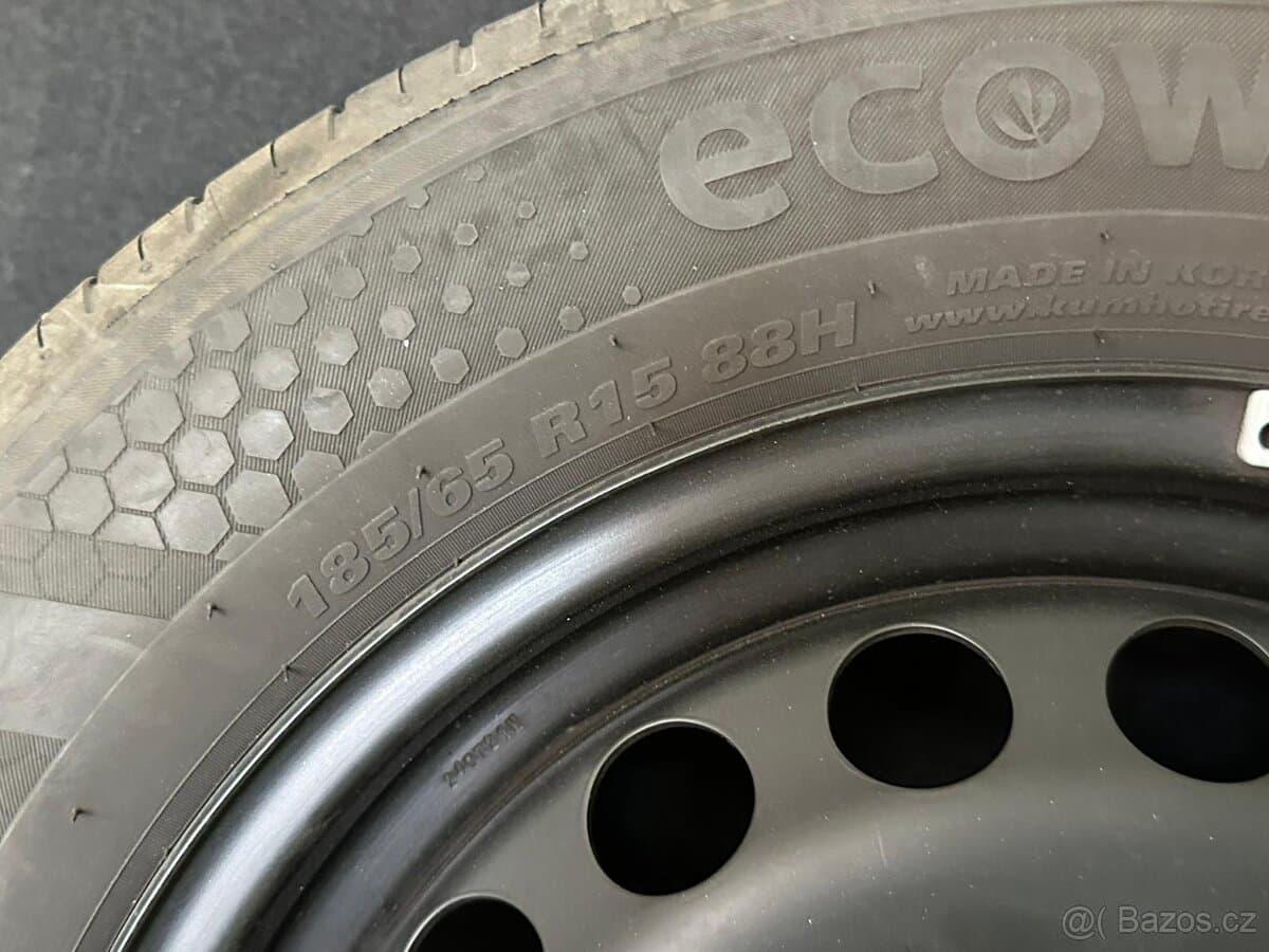 Kompletní letní sada kol Fabia 4 185/65 R15 + 5,5Jx15h2 ET40