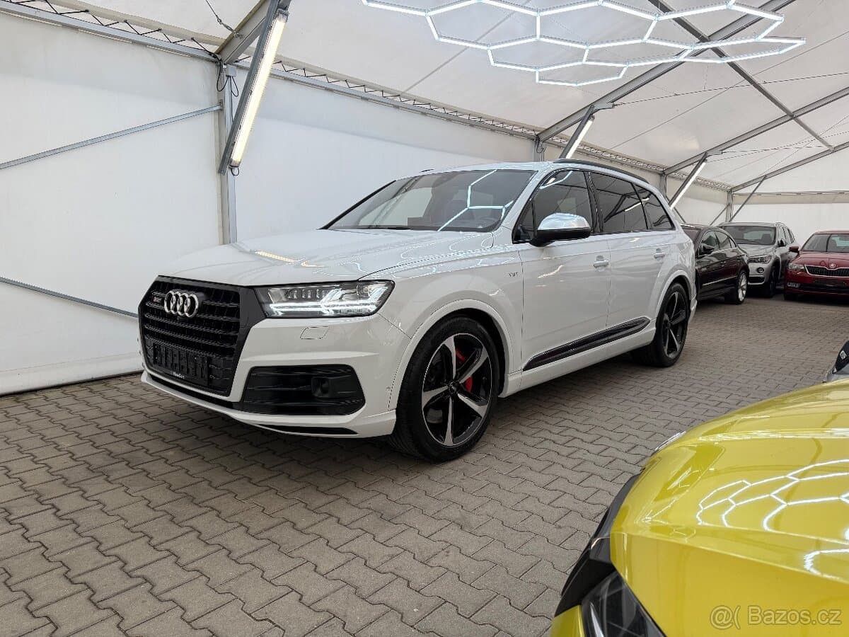Audi SQ7 4.0TDi,V8,320kW,Quattro,S-Line,Webasto,Vzduch,TŽN
