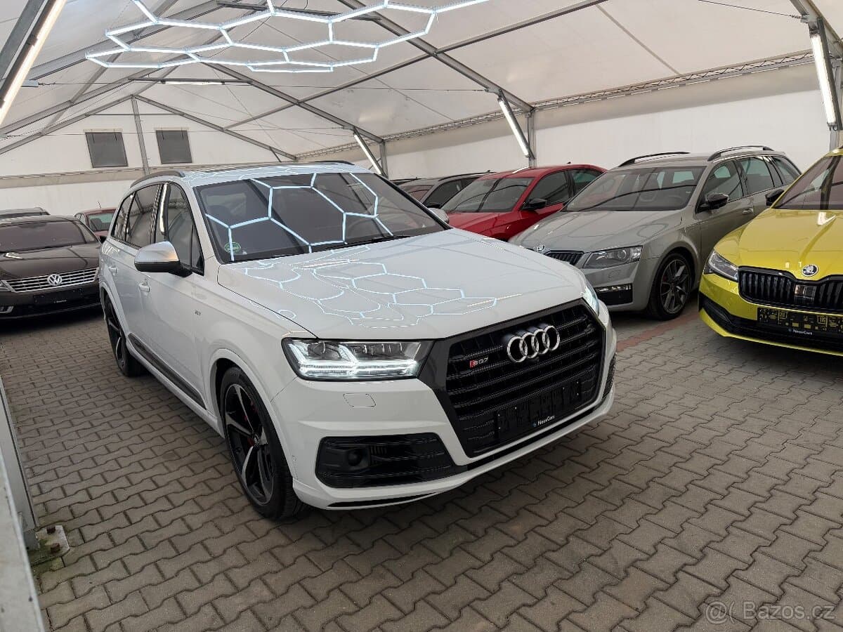Audi SQ7 4.0TDi,V8,320kW,Quattro,S-Line,Webasto,Vzduch,TŽN