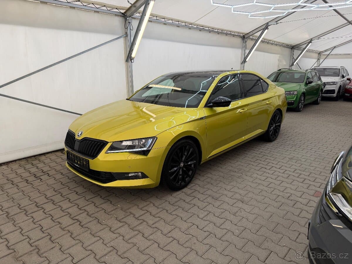 Škoda Superb III sedan 2.0 TSi,162kW,DSG,Sportline,tažné,ACC