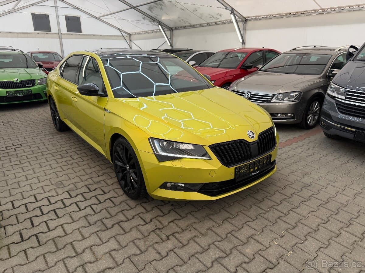 Škoda Superb III sedan 2.0 TSi,162kW,DSG,Sportline,tažné,ACC