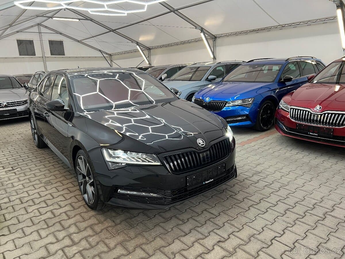 Škoda Superb III sedan 2.0TDi,110kW,DSG,Sportline,LED,Webast