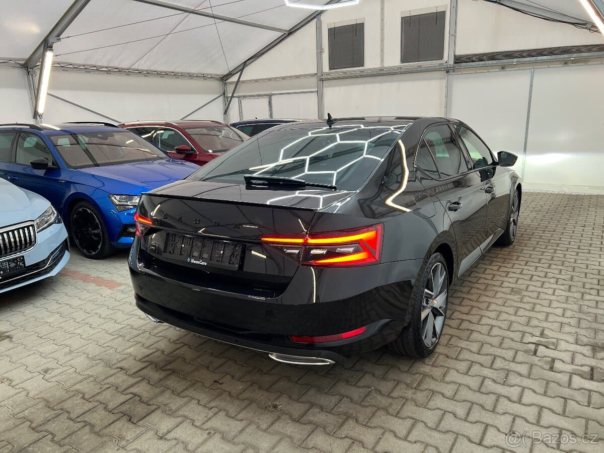 Škoda Superb III sedan 2.0TDi,110kW,DSG,Sportline,LED,Webast