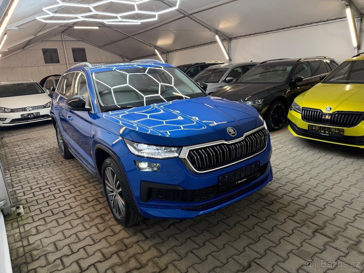 Škoda Kodiaq 2.0 TDi,147kW,4x4,DSG,L&K,LED,tažné,WebasZADÁNO