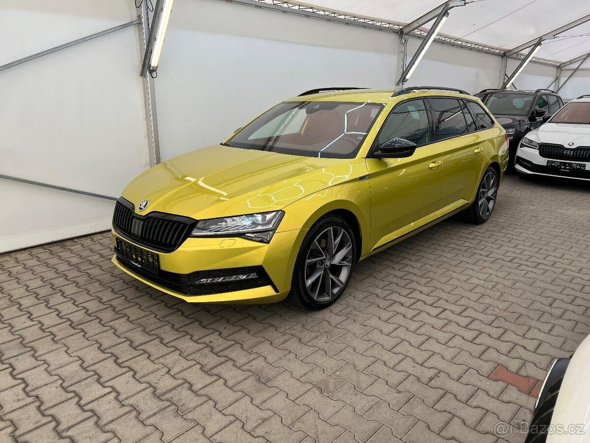 Škoda Superb III combi 2.0TDi,110kW,Man,Sportline,LED,ZADÁNO