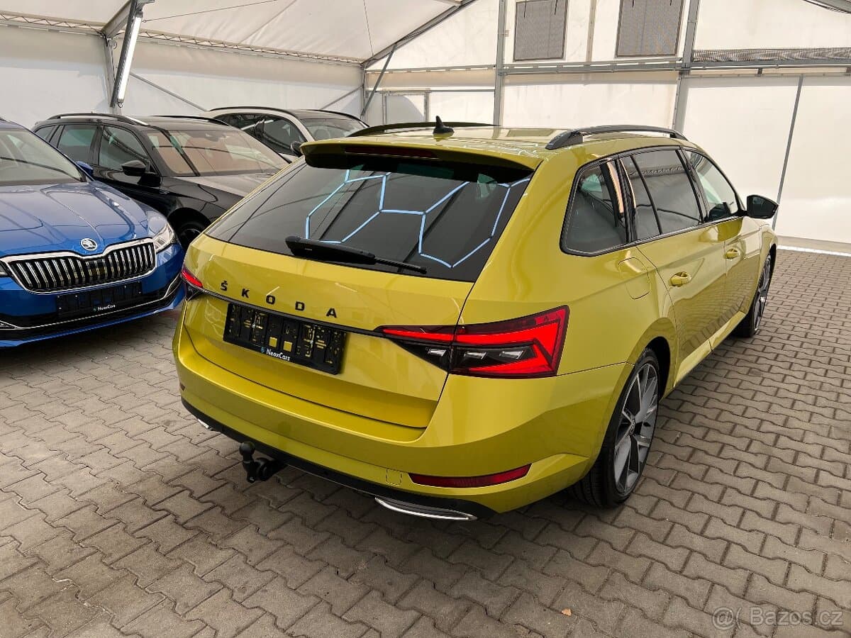Škoda Superb III combi 2.0TDi,110kW,Man,Sportline,LED,ZADÁNO