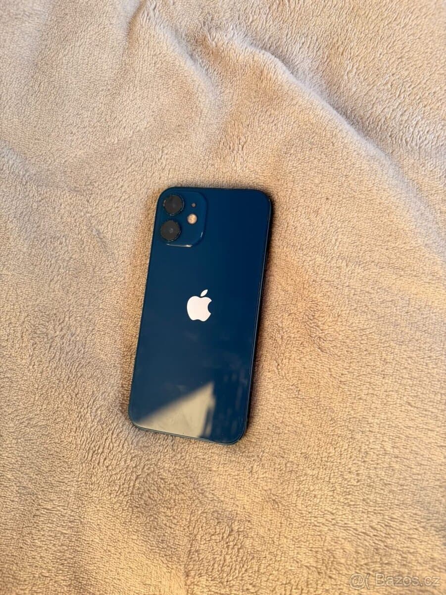 Iphone 12mini 64GB,tmavě modré barvy ,70-75%baterie