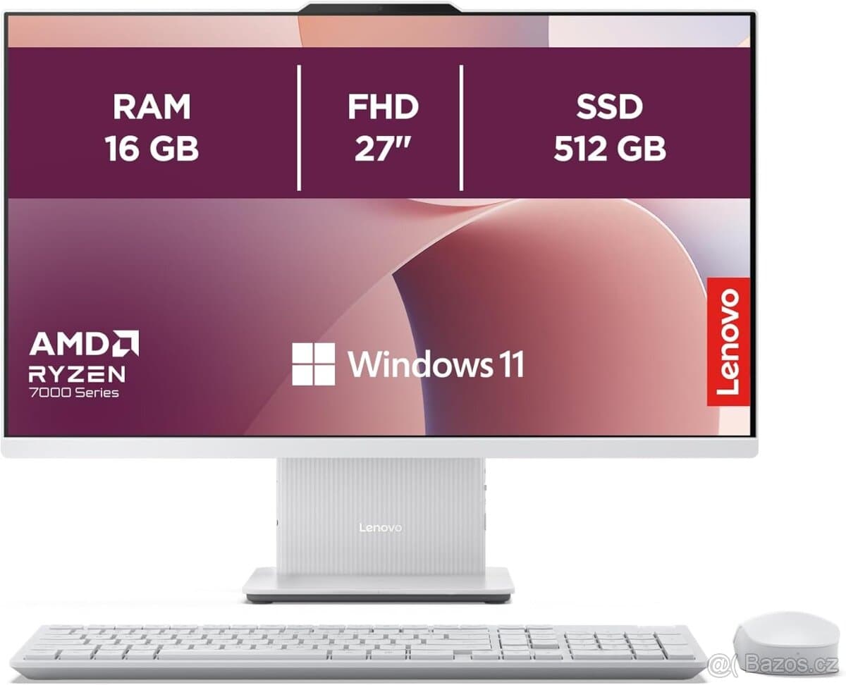 27"_LENOVO IDEACENTRE 27ARR9_AMD RYZEN 5 7535HS_16GB_SSD