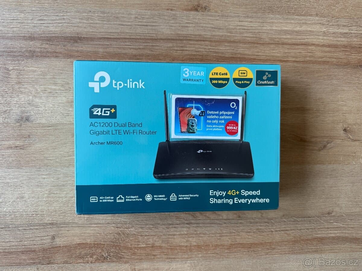 TP-Link Archer MR600 LTE WiFi Router | Nový | Záruka