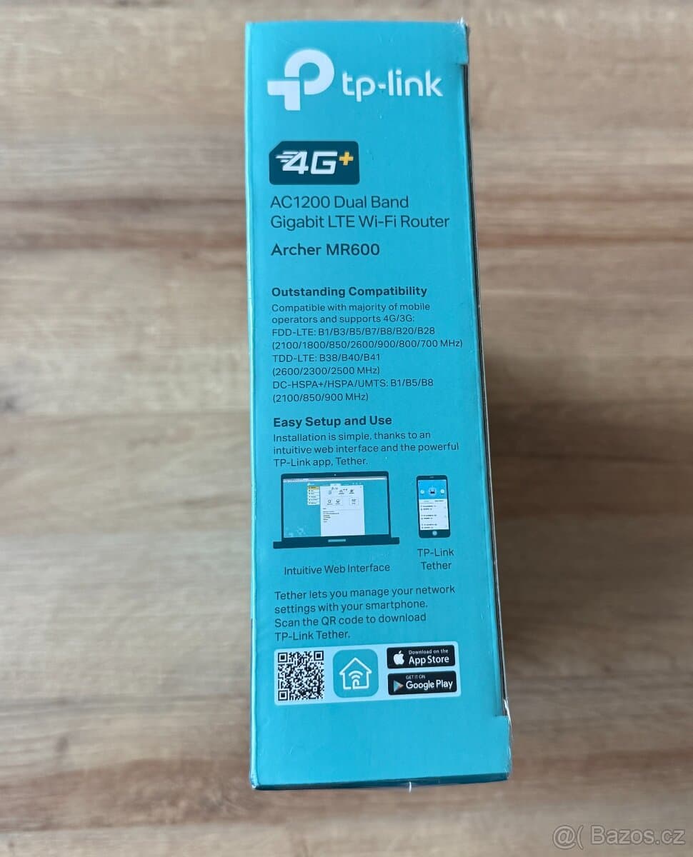 TP-Link Archer MR600 LTE WiFi Router | Nový | Záruka