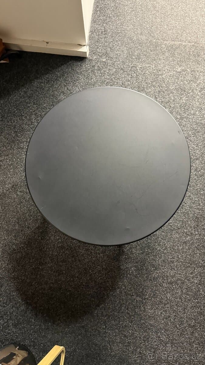 Designový konferenční stolek černý 60 cm