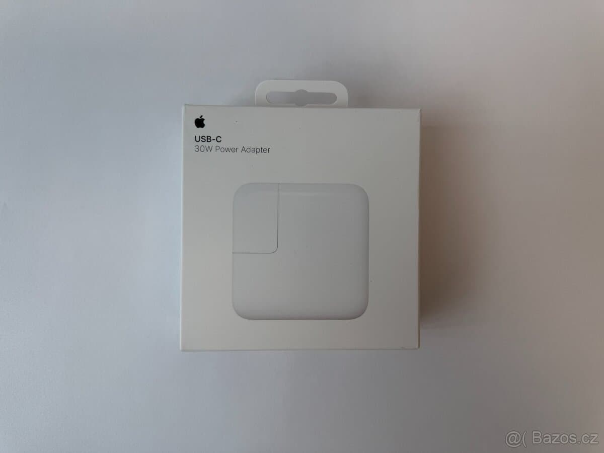Apple 30W USB-C Adapter + Apple 240W USB C kabel | Nový