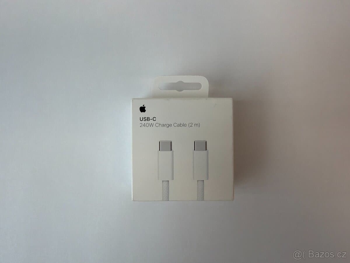 Apple 30W USB-C Adapter + Apple 240W USB C kabel | Nový