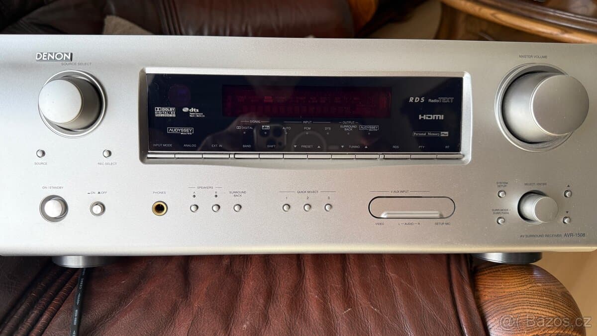 DENON AVR1708- 7.1 receiver, TOP STAV