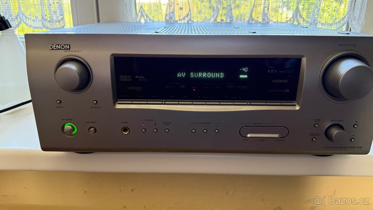 DENON AVR1708- 7.1 receiver, TOP STAV