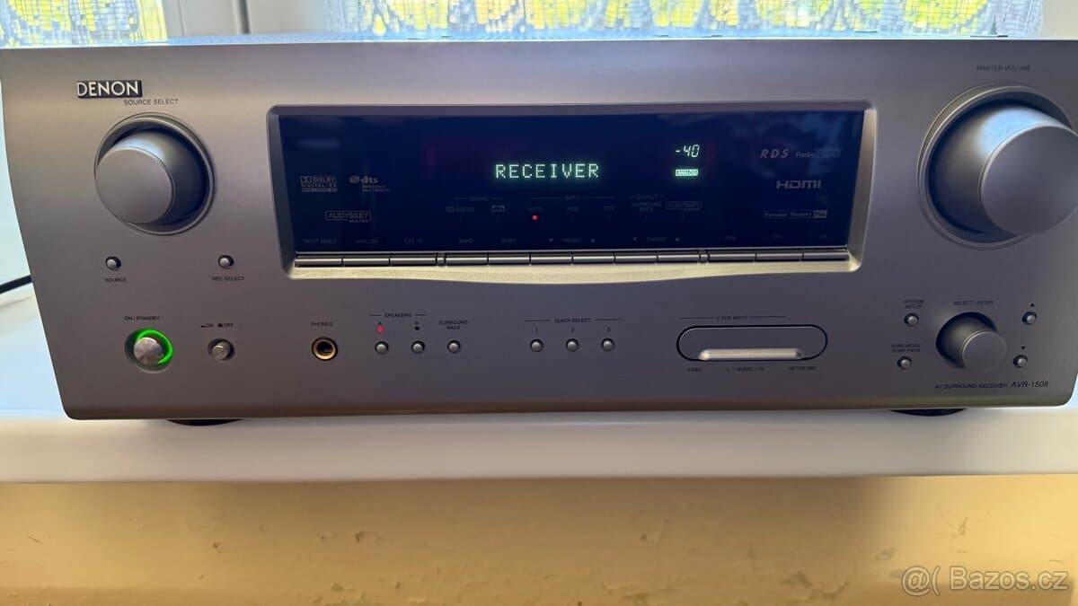 DENON AVR1708- 7.1 receiver, TOP STAV