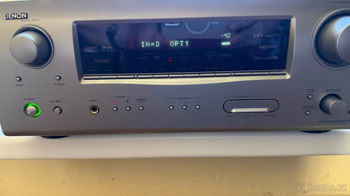 DENON AVR1708- 7.1 receiver, TOP STAV