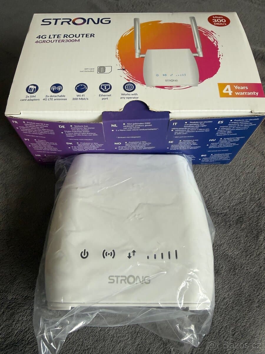 STRONG 4G LTE Router 300 nový v originálním balení