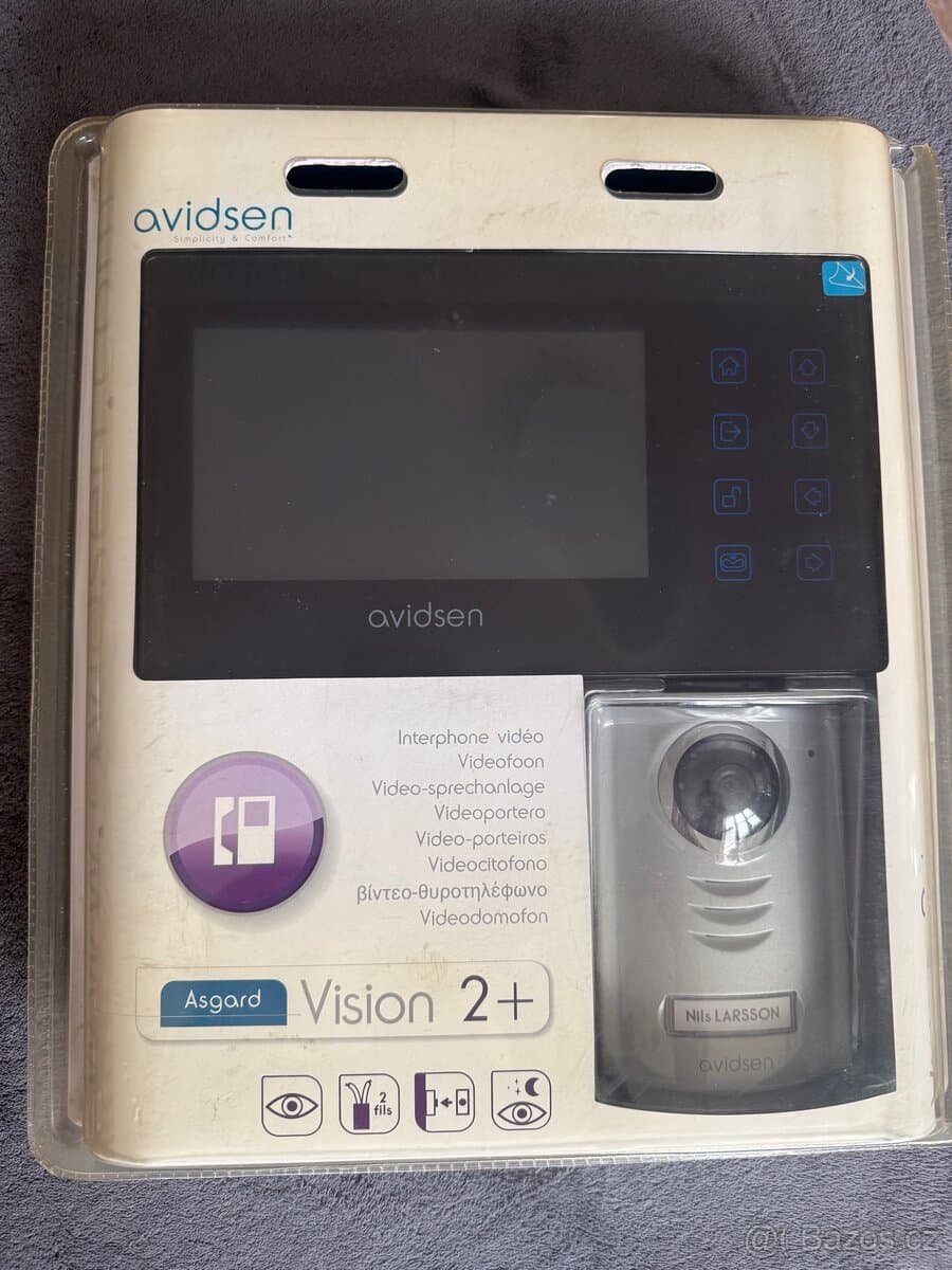 Videotelefon Avidsen Asgard,bar.kamera,noční vidění