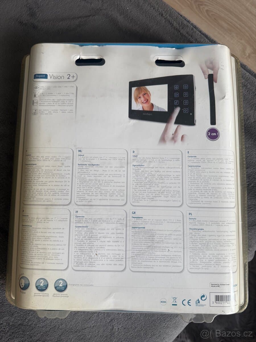 Videotelefon Avidsen Asgard,bar.kamera,noční vidění