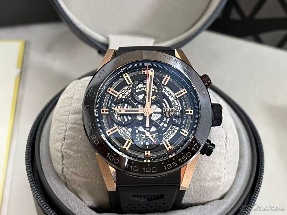 Tag Heuer Carerra Heuer 01 Rose Gold,Full set