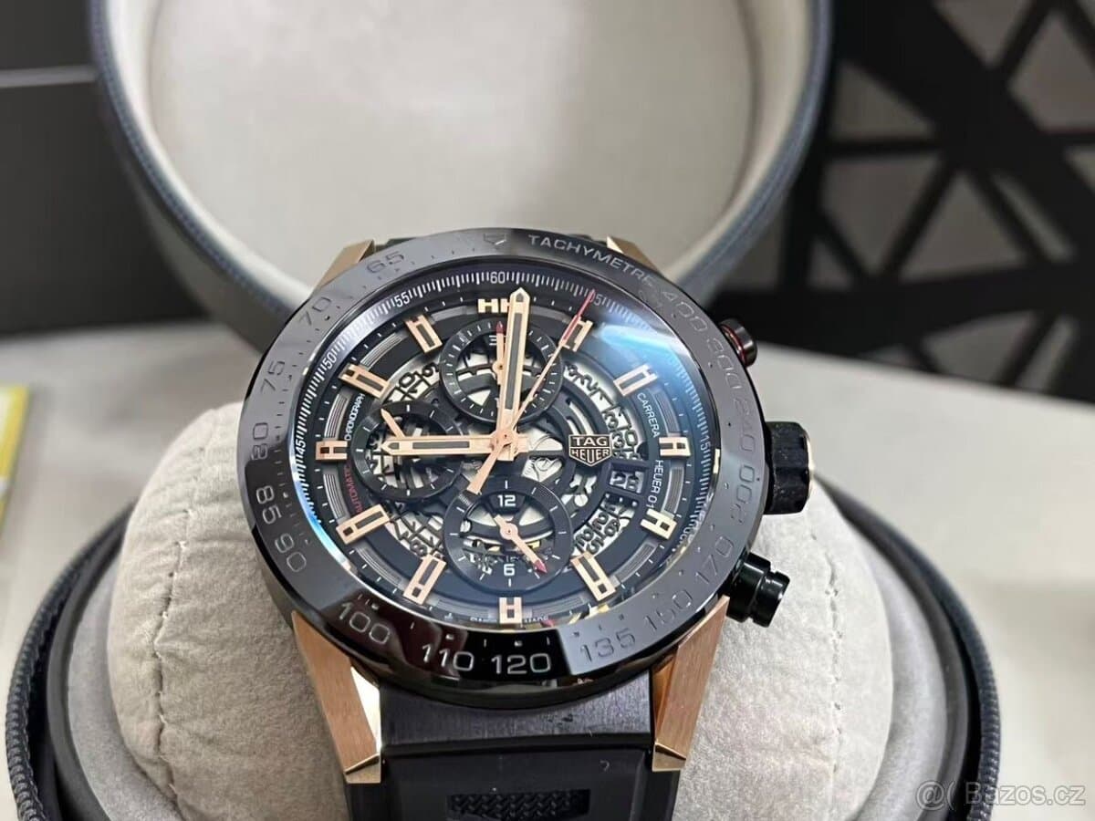 Tag Heuer Carerra Heuer 01 Rose Gold,Full set