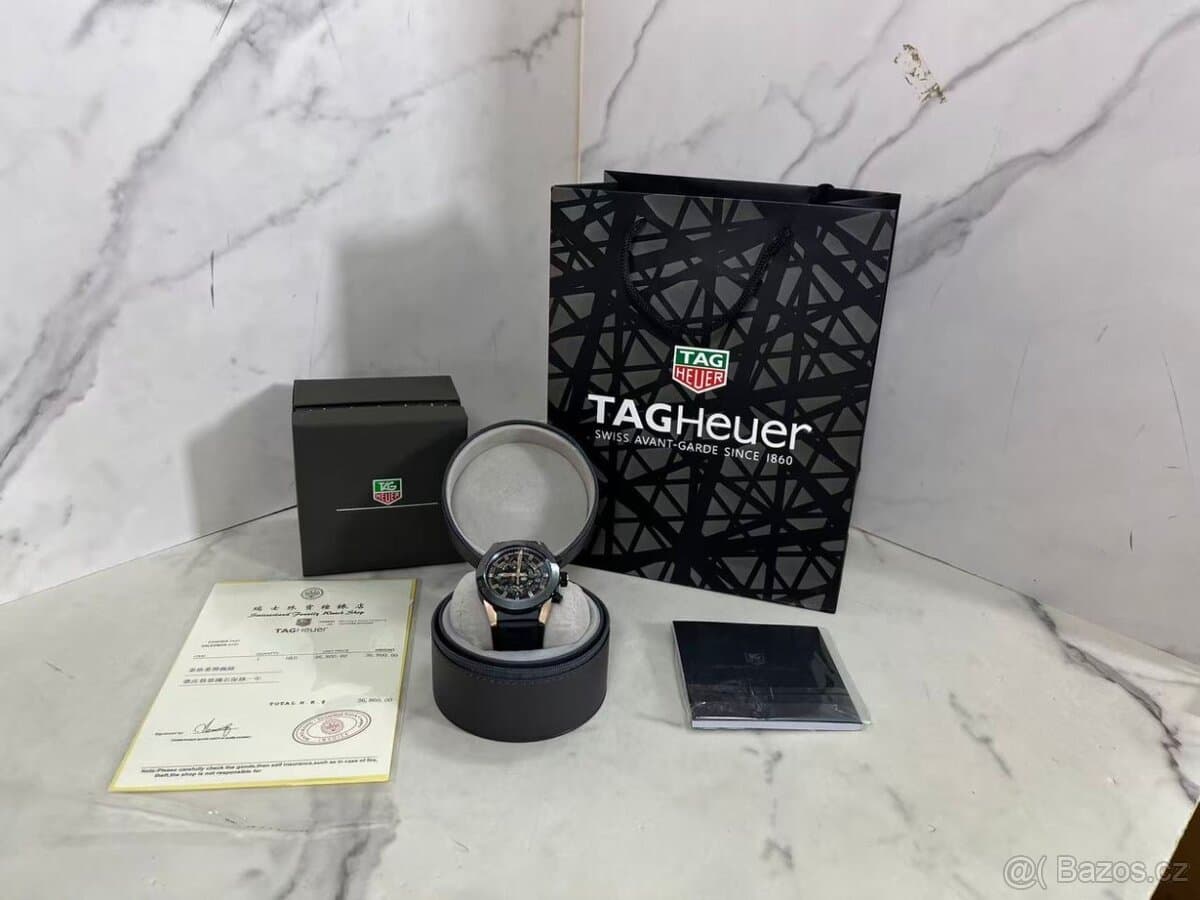 Tag Heuer Carerra Heuer 01 Rose Gold,Full set