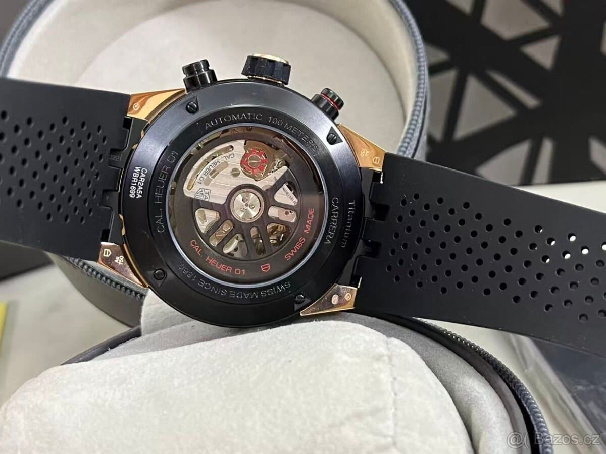 Tag Heuer Carerra Heuer 01 Rose Gold,Full set