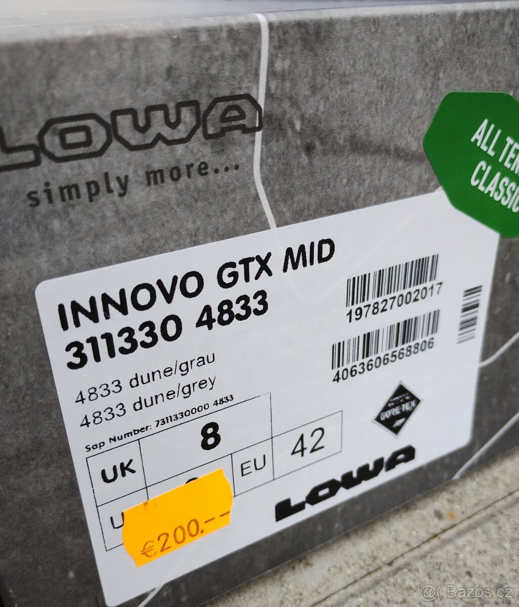 LOWA INNOVO GTX MID 311330 vel. UK8/42 - levně