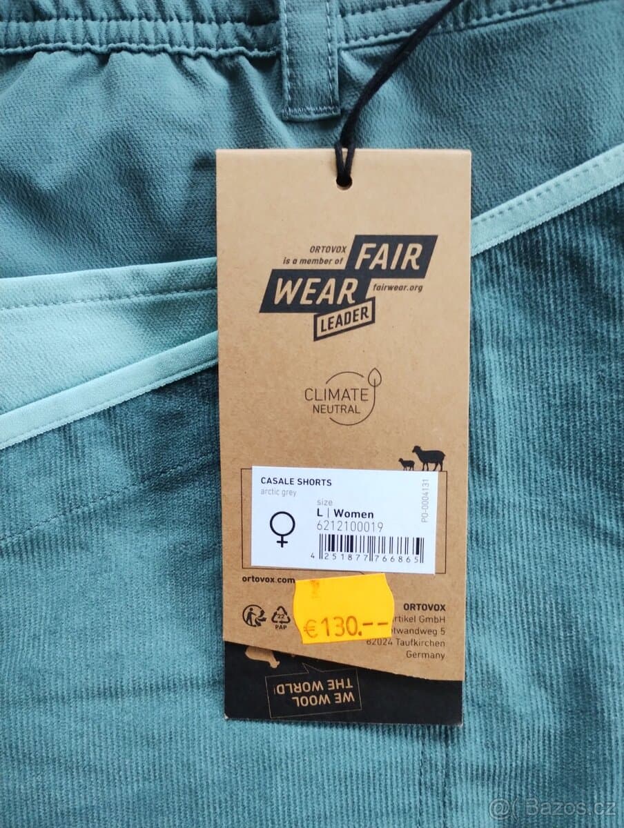 Kraťasy ORTOVOX Casale Shorts Women vel.L - levně
