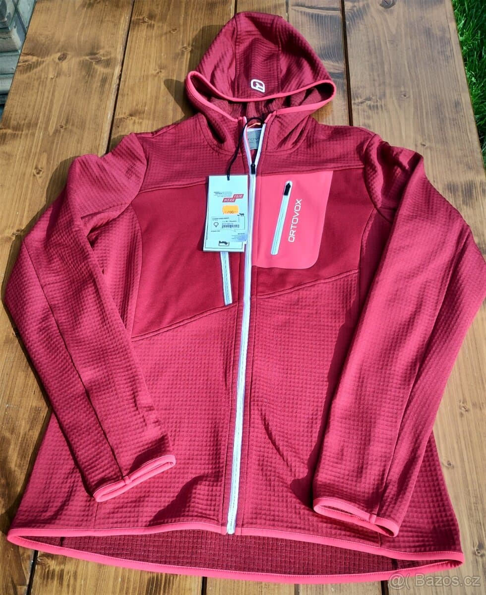 Mikina ORTOVOX FLEECE Grid Hoody W vel.XL-levně