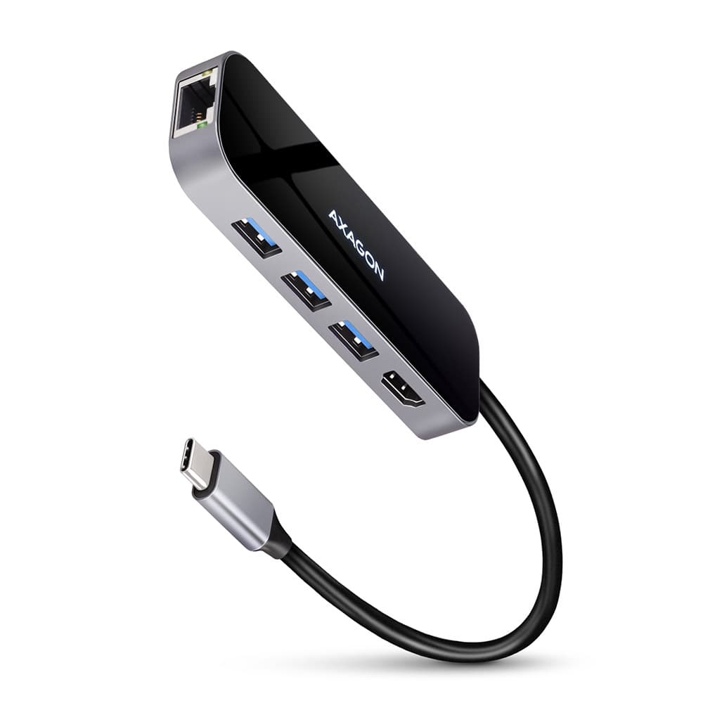 USB HUB | AXAGON HMC-6GL | USB-C 6in1 rozbočovač | Nový
