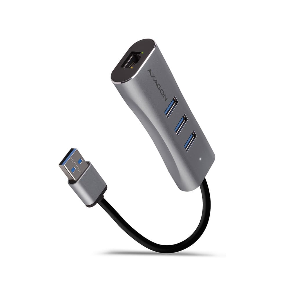 USB hub | Axagon HMA-GL3AP | Gigabit LAN | Nový