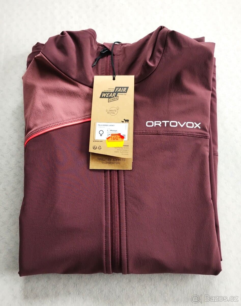 Bunda/mikina ORTOVOX PALA Hooded Jacket Wms vel.L-levně