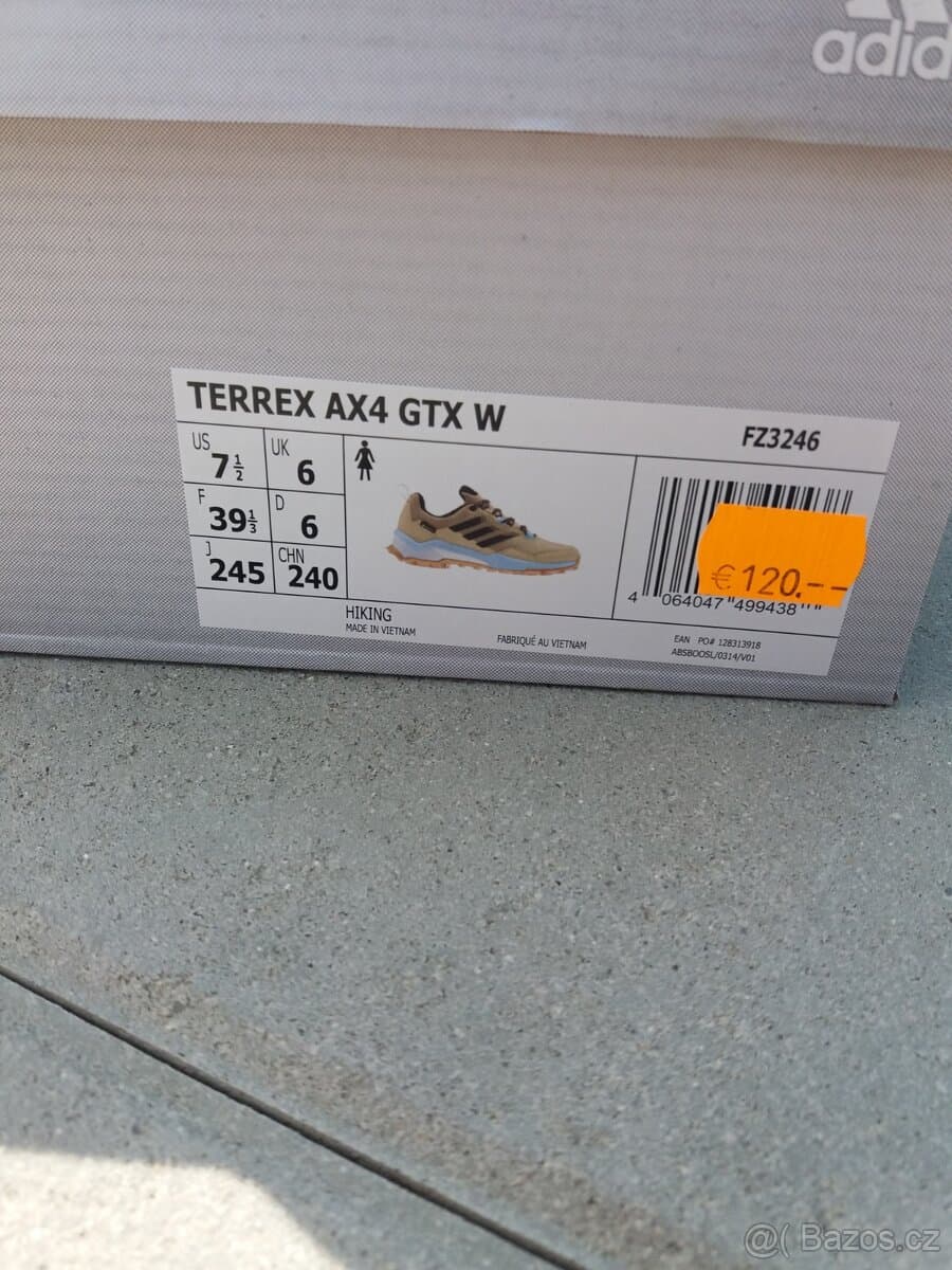 ADIDAS TERREX AX4 GTX W FT 3246 vel.UK6/EU39,3-levně