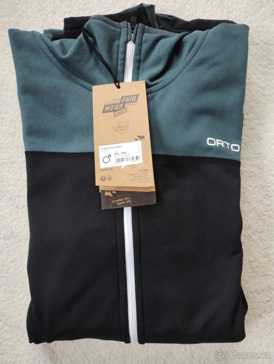 Mikina ORTOVOX FLEECE Light Hoody vel.XXL - levně