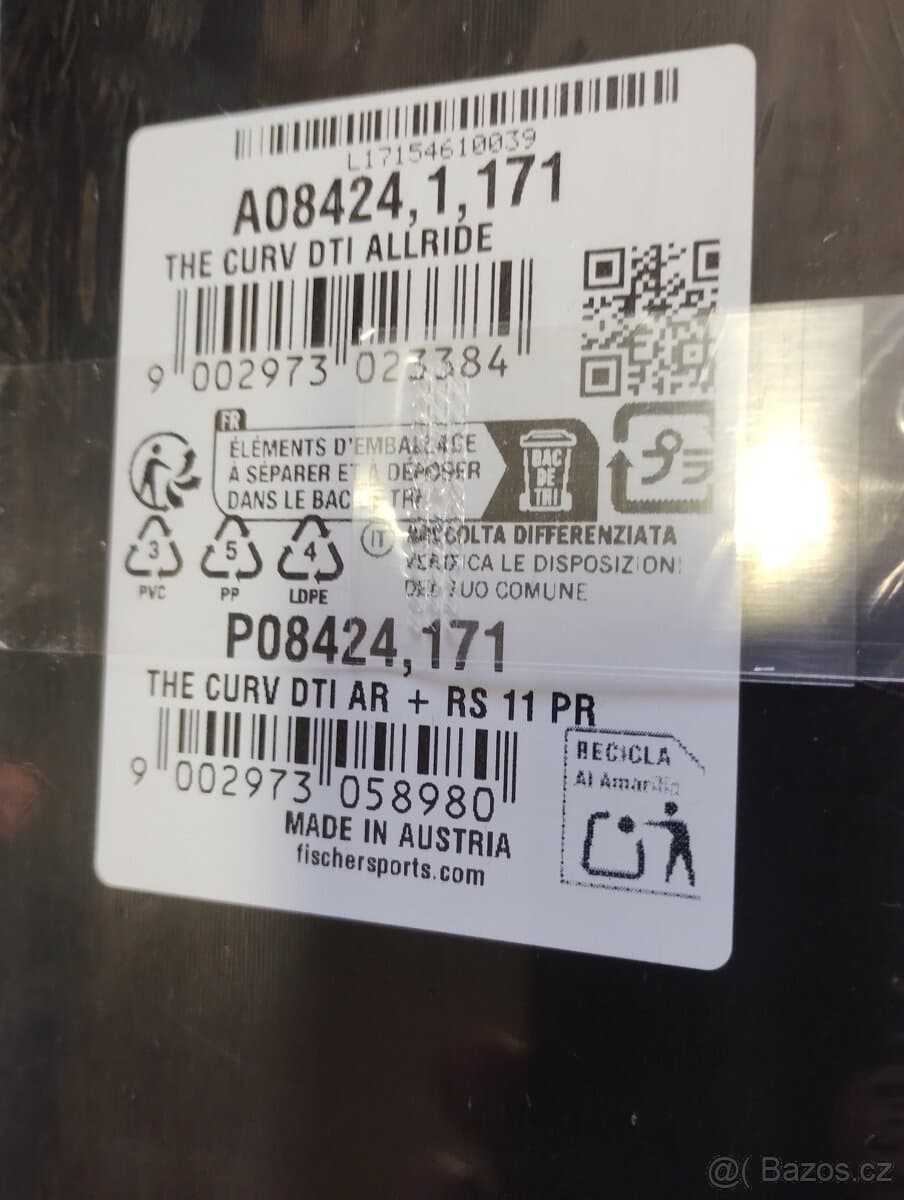 Fischer THE CURV DTI AR + vázání RS11 PR , 164cm , levně