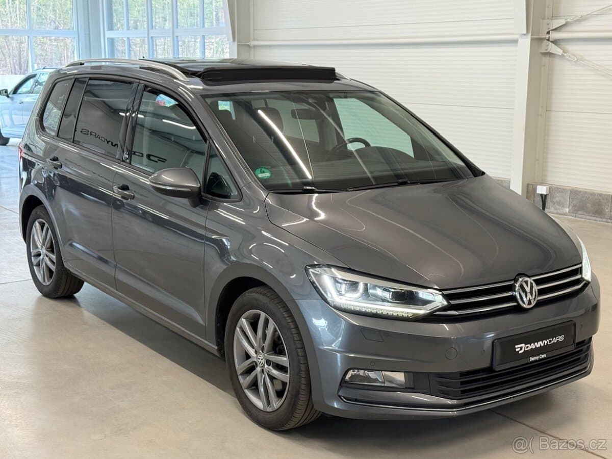 VW TOURAN 2.0TDI 110kw, 7 MÍST, edice SOUND, FULL LED, NAVI