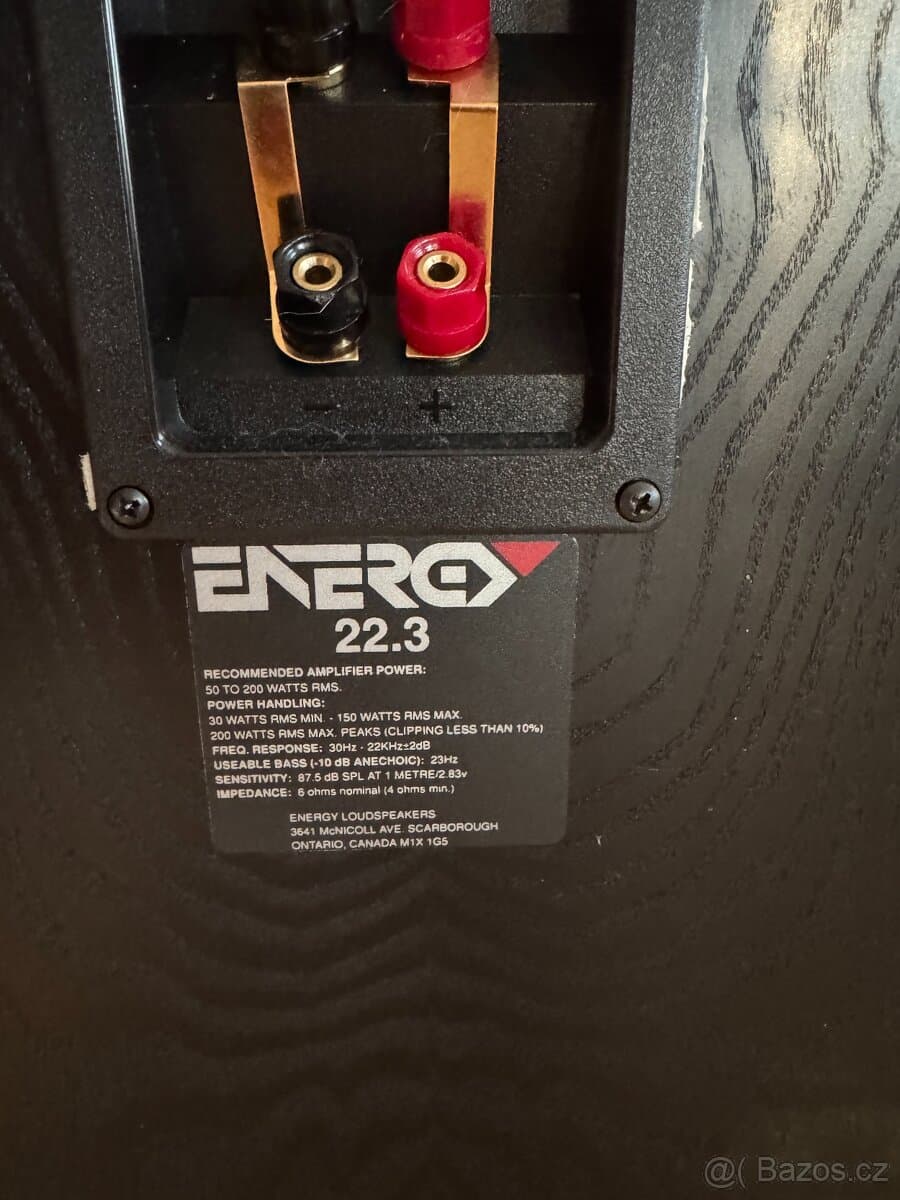Predam kanadske reprosustavy Energy 22.3