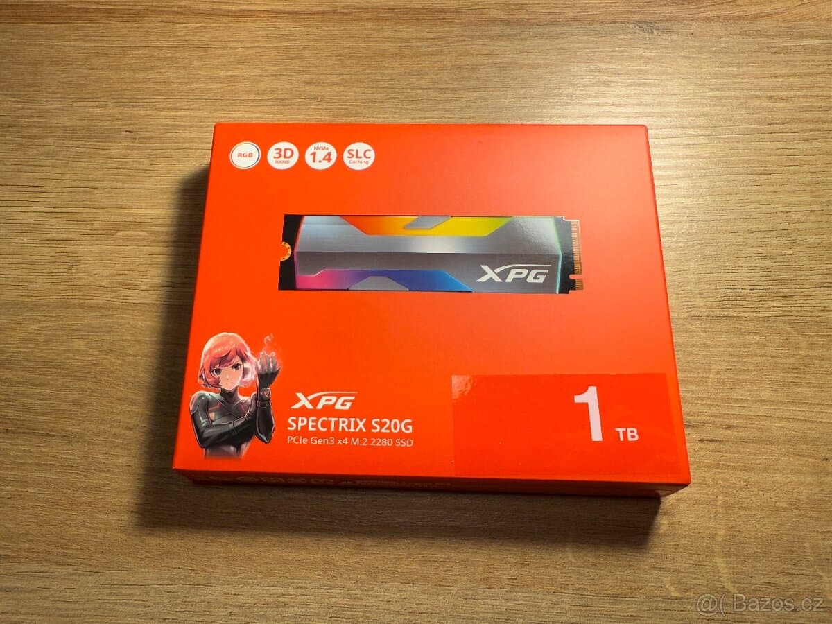 ADATA XPG SPECTRIX S20G 1TB | NVMe M.2 SSD | Nový | Záruka