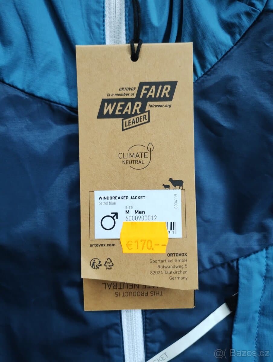 Bunda ORTOVOX Windbreaker Jacket MEN vel.XXL levně