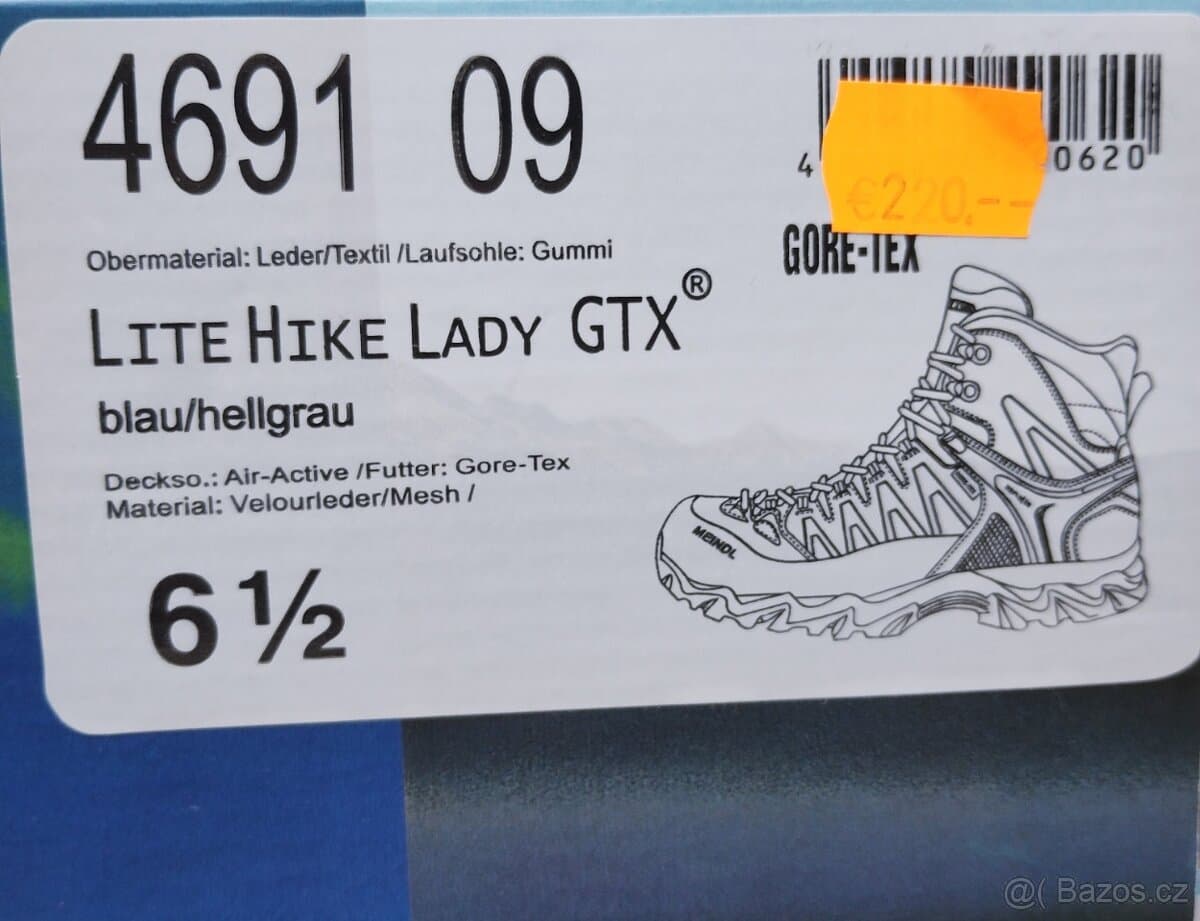 Meinl LITE HIKE GTX Lady 4691 09 vel.UK5,5/EU39 a UK6,5/40