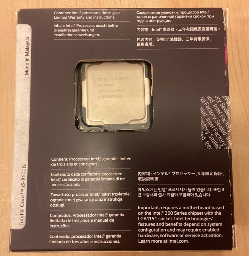 I5 8600k LGA1151 + Cooler Master 212 Led