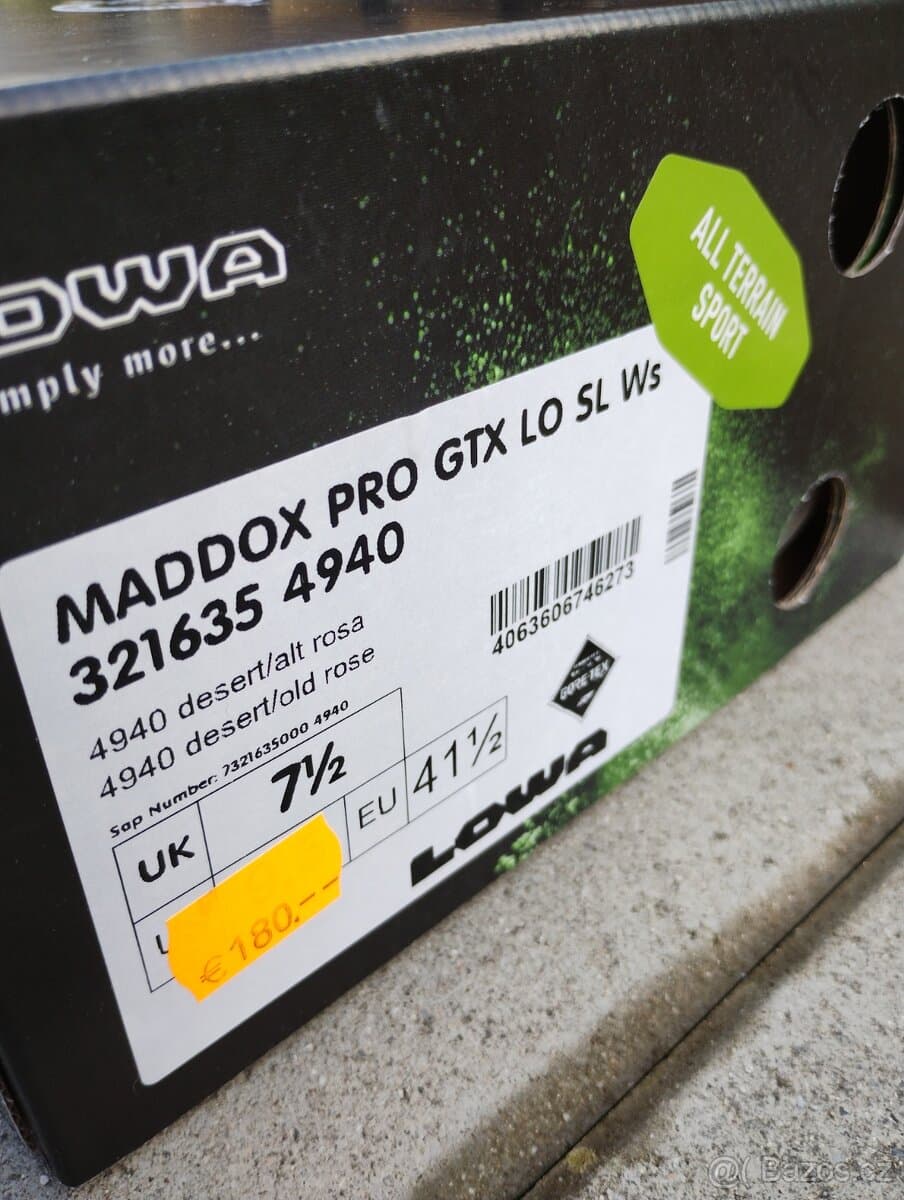 LOWA Maddox PRO GTX Lo Ws 321635 vel.UK7,5/EU41-levně