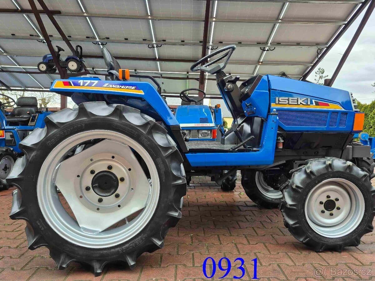 Traktor Iseki TU177 F, 4x4, s posilovačem a velkými koly